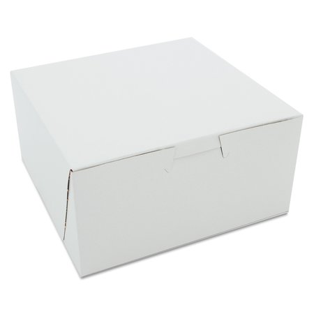 Sct Non-Window Bakery Boxes, 6 x 6 x 3, White, PK250 905